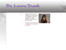 Tablet Screenshot of drlauratrask.com